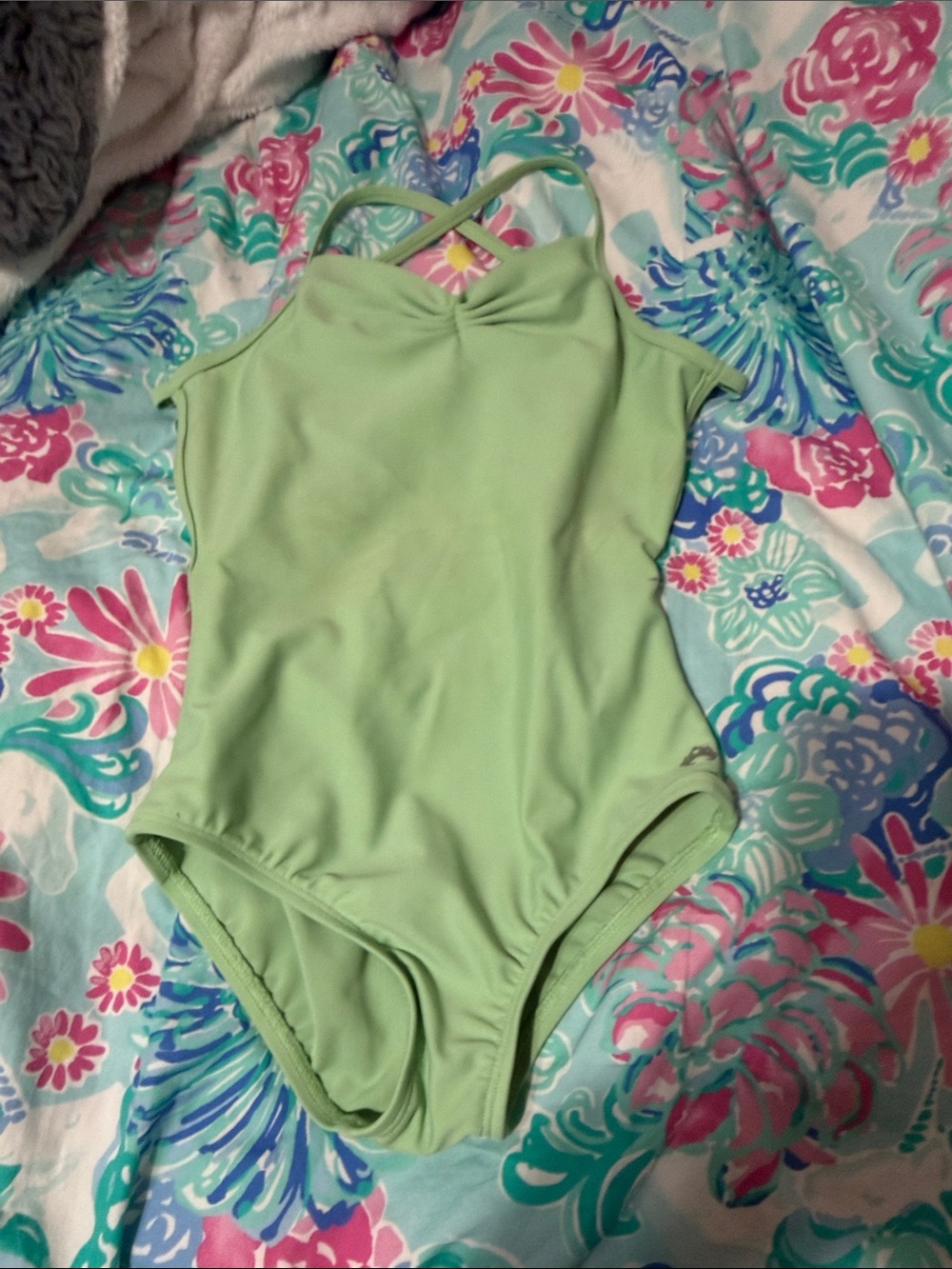 Girls' Light Green leotard